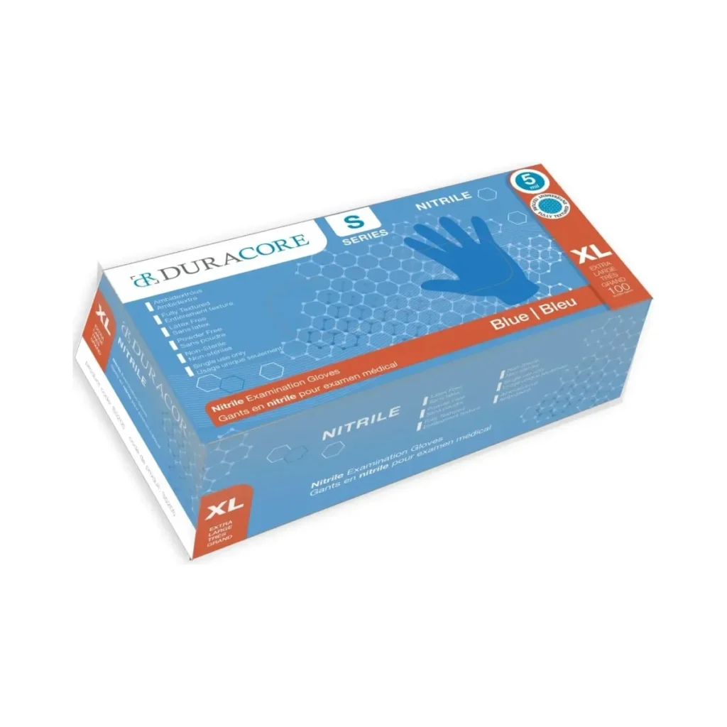 Gants Nitrile Bleu 5MIL S-Series 100/BTE X-Large (S5205)