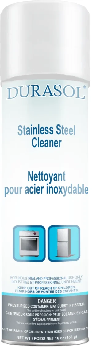 Aerosol Durasol Nettoyant pour Acier Inoxydable – 16 OZ